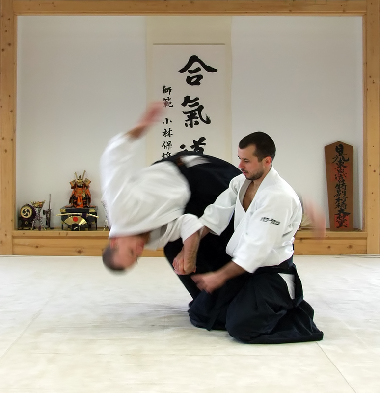 Shihonage Sự khác biệt giữa võ phái Aikido và các môn võ khác