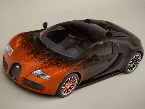b2 Độc đáo tác phẩm nghệ thuật nhanh nhất thế giới Bugatti Veyron mui trần