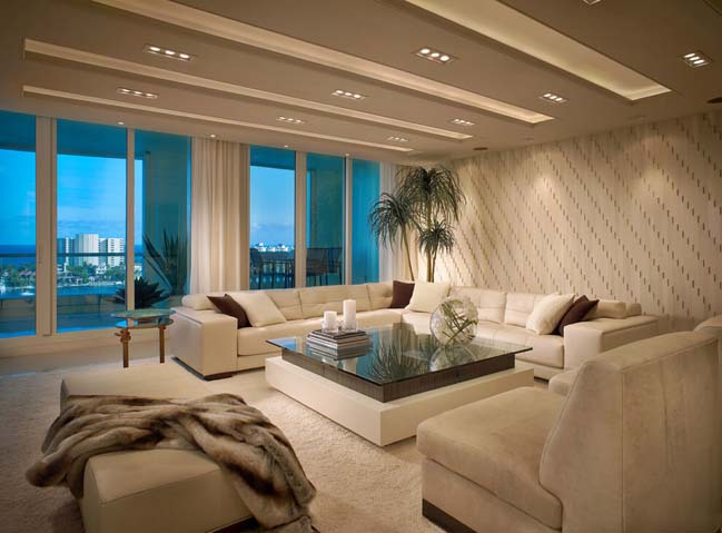 can ho penthouse 01 Căn hộ penthouse với thiết kế nội thất sang trọng ấm áp và cao cấp