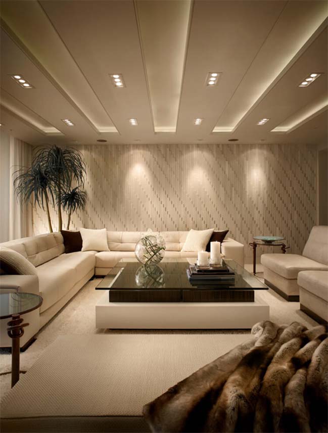 can ho penthouse 04 Căn hộ penthouse với thiết kế nội thất sang trọng ấm áp và cao cấp