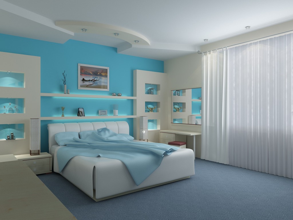 chon son dep cho phong ngu 3 1024x768 Chia sẻ cách chọn sơn phòng ngủ đẹp và giúp ngủ ngon