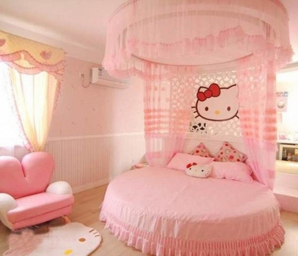 khong gian song ngot ngao hon nho chu meo hello kitty jpg2 Thiết kế không gian sống ngọt ngào hơn nhờ... chú mèo Hello Kitty