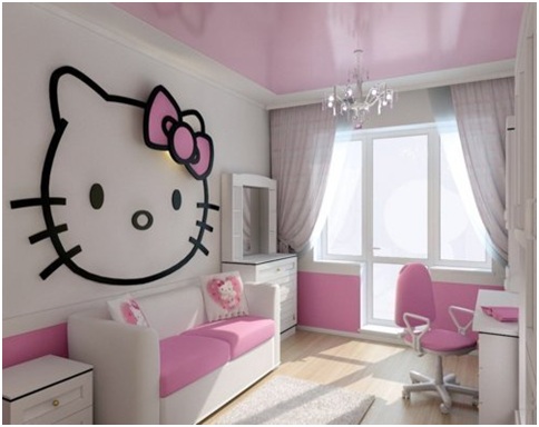 khong gian song ngot ngao hon nho chu meo hello kitty jpg6 Thiết kế không gian sống ngọt ngào hơn nhờ... chú mèo Hello Kitty