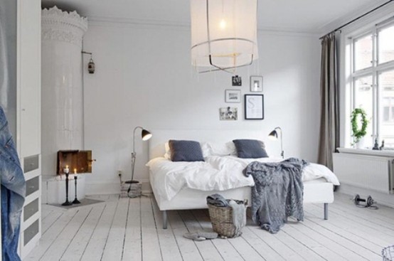 Cùng nhìn qua bộ thiết kế phòng ngủ phong Scandinavia đầy quyến rũ cozy scandinavian bedrooms 12 554x367 Cùng nhìn qua bộ thiết kế phòng ngủ phong Scandinavia đầy quyến rũ
