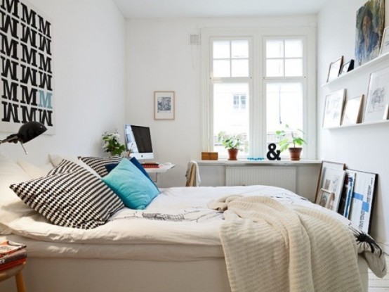 cozy scandinavian bedrooms 16 554x415 Cùng nhìn qua bộ thiết kế phòng ngủ phong Scandinavia đầy quyến rũ