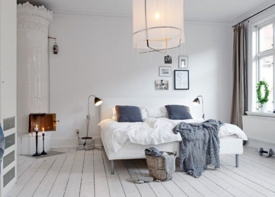 cozy scandinavian bedrooms 4 554x397 Cùng nhìn qua bộ thiết kế phòng ngủ phong Scandinavia đầy quyến rũ