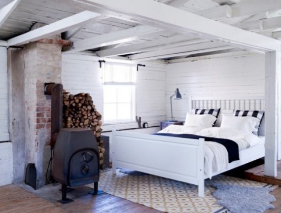 cozy scandinavian bedrooms 43 554x420 Cùng nhìn qua bộ thiết kế phòng ngủ phong Scandinavia đầy quyến rũ