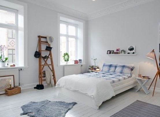 Cùng nhìn qua bộ thiết kế phòng ngủ phong Scandinavia đầy quyến rũ cozy scandinavian bedrooms 46 554x405 Cùng nhìn qua bộ thiết kế phòng ngủ phong Scandinavia đầy quyến rũ