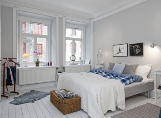 cozy scandinavian bedrooms 47 554x405 Cùng nhìn qua bộ thiết kế phòng ngủ phong Scandinavia đầy quyến rũ