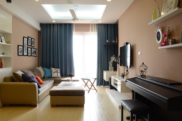 2 2 ghe tham can ho yen binh cua nu doanh nhan tre o ha noi 1415934690313 Nội thất bên trong căn hộ yên bình của nữ doanh nhân trẻ ở Hà Nội